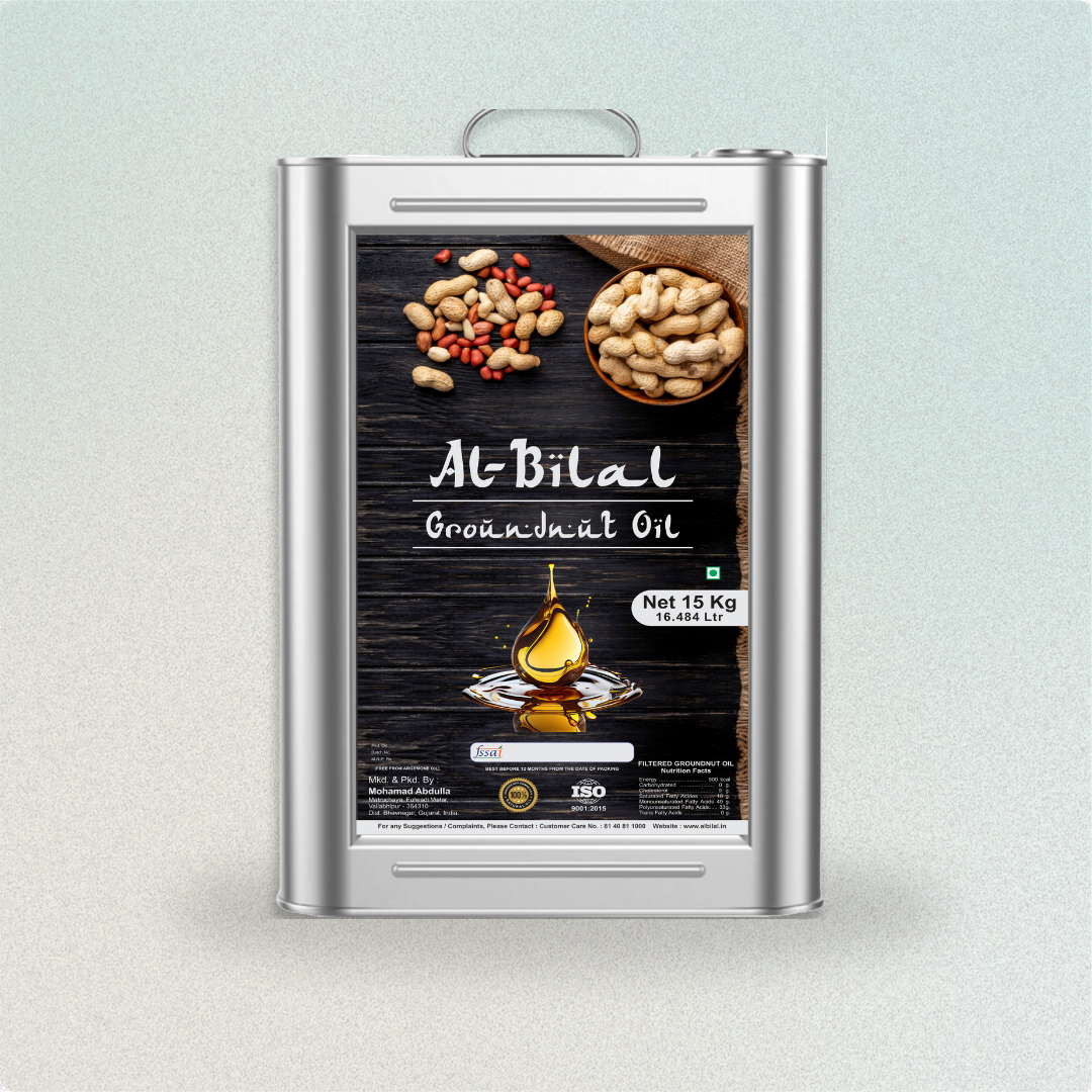 Al-Bilal Groundnut Oil – 15 Kilograms